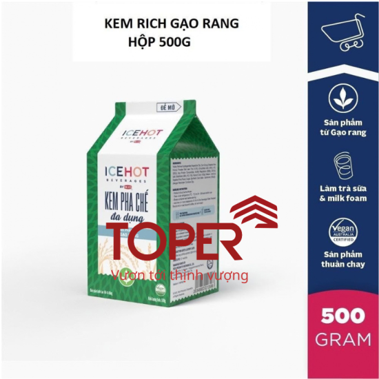Xu hướng phát triển của kem pha chế đa dụng từ gạo rang ICEHOT và định hướng cho các quán cà phê, trà sữa